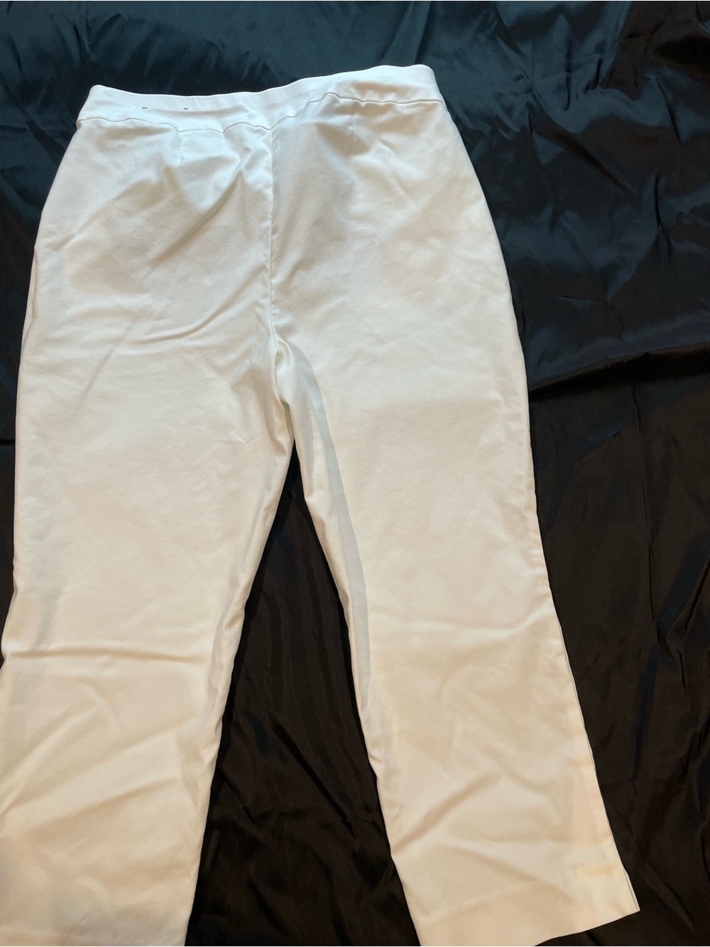 Chico's White High-Rise Straight Leg Jeans